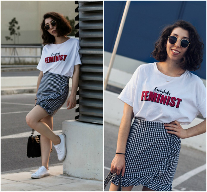 Mặc đẹp cùng cơn sốt váy ca rô